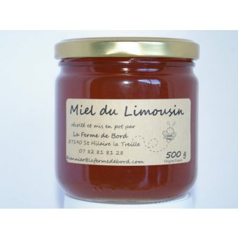 miel toutes fleurs du Limousin 500 g
