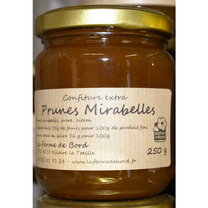 confiture de mirabelles 220 g