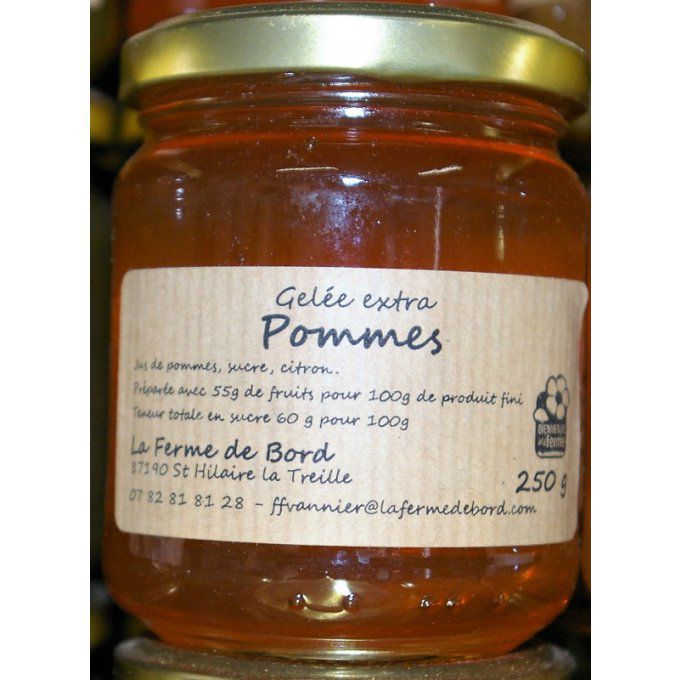 gelée de pommes 220 g