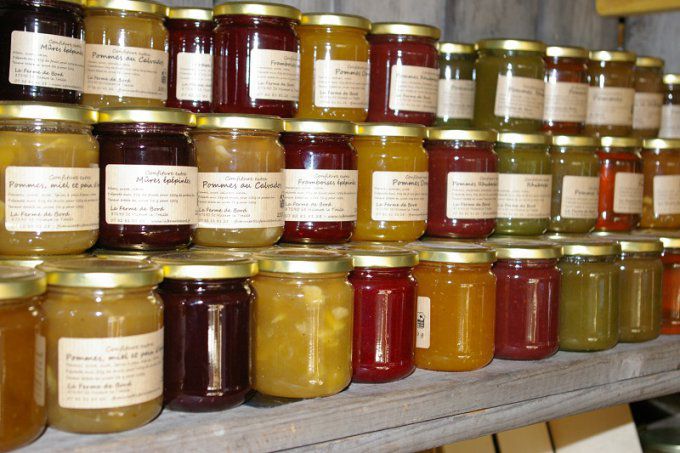 confiture rhubarbes et fraises 220 g