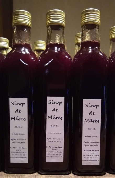 sirops de fruits 50 cl